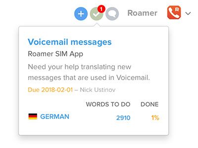 localization best practices task widget